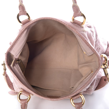 Louis Vuitton Denim Neo Cabby MM Rose 5 of 10