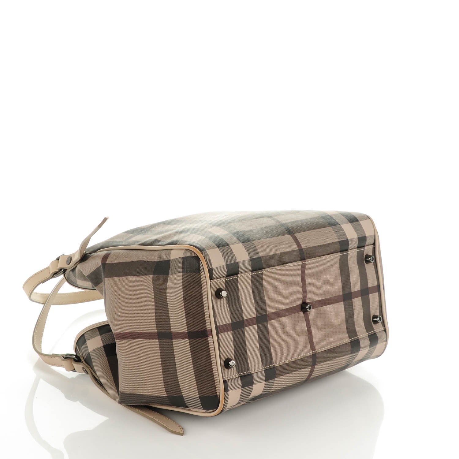 Burberry Smoked Check Small Canterbury Tote Trench 4 of 10