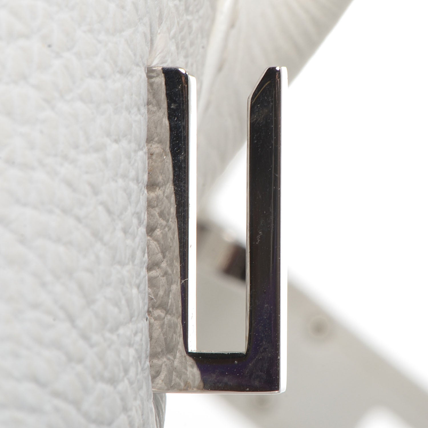 Hermes Taurillon Clemence Birkin 35 White 12 of 28