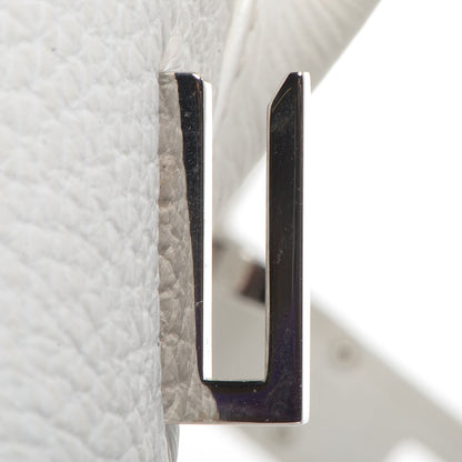 Hermes Taurillon Clemence Birkin 35 White 12 of 28