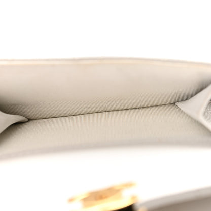 Chanel Caviar Quilted Pocket Twins Clutch With Chain White 5 of 14