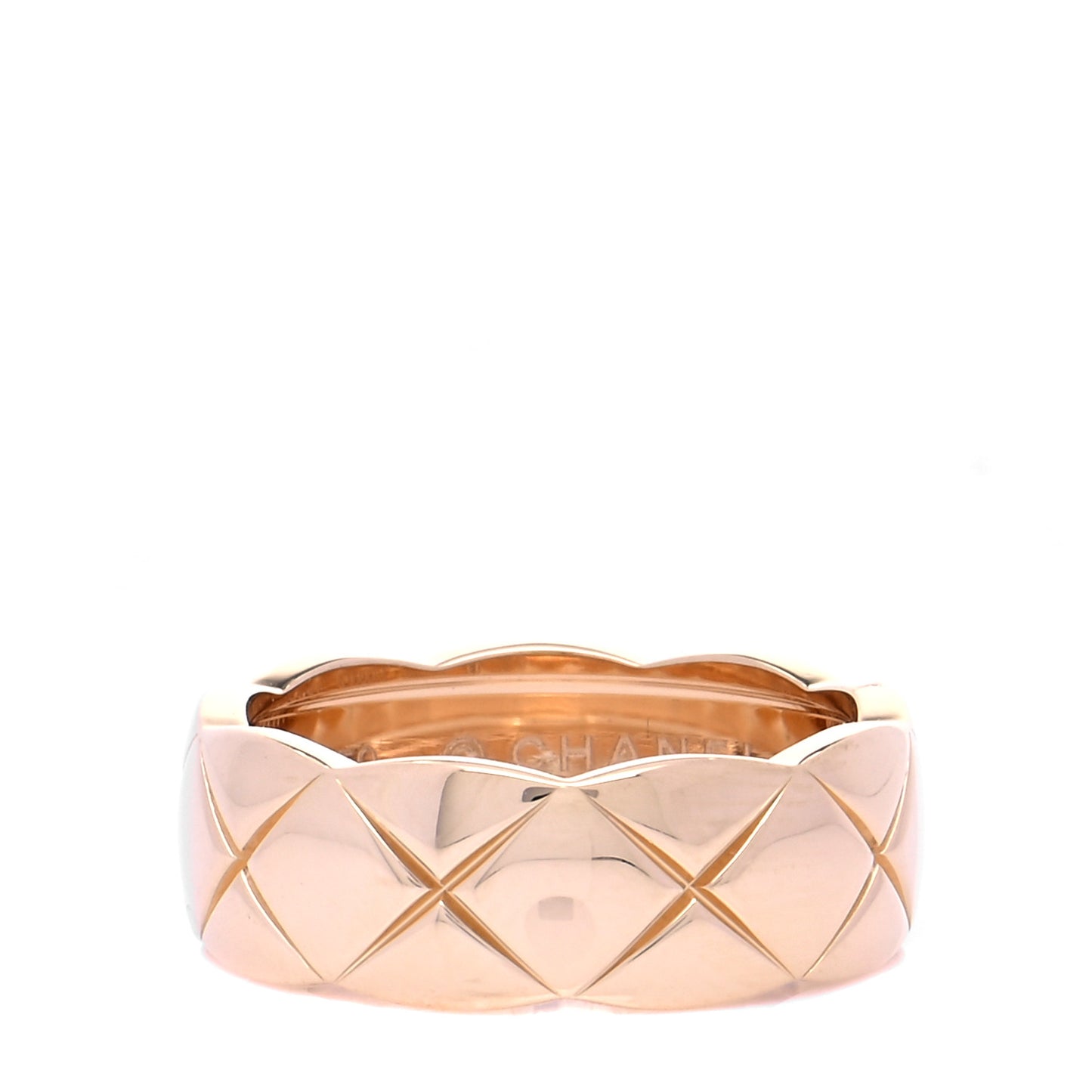 18K Beige Gold Small Coco Crush Ring 50 5.25