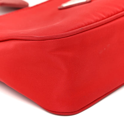 Prada Tessuto Nylon Mini Re-Edition 2000 Bag Rosso 8 of 9