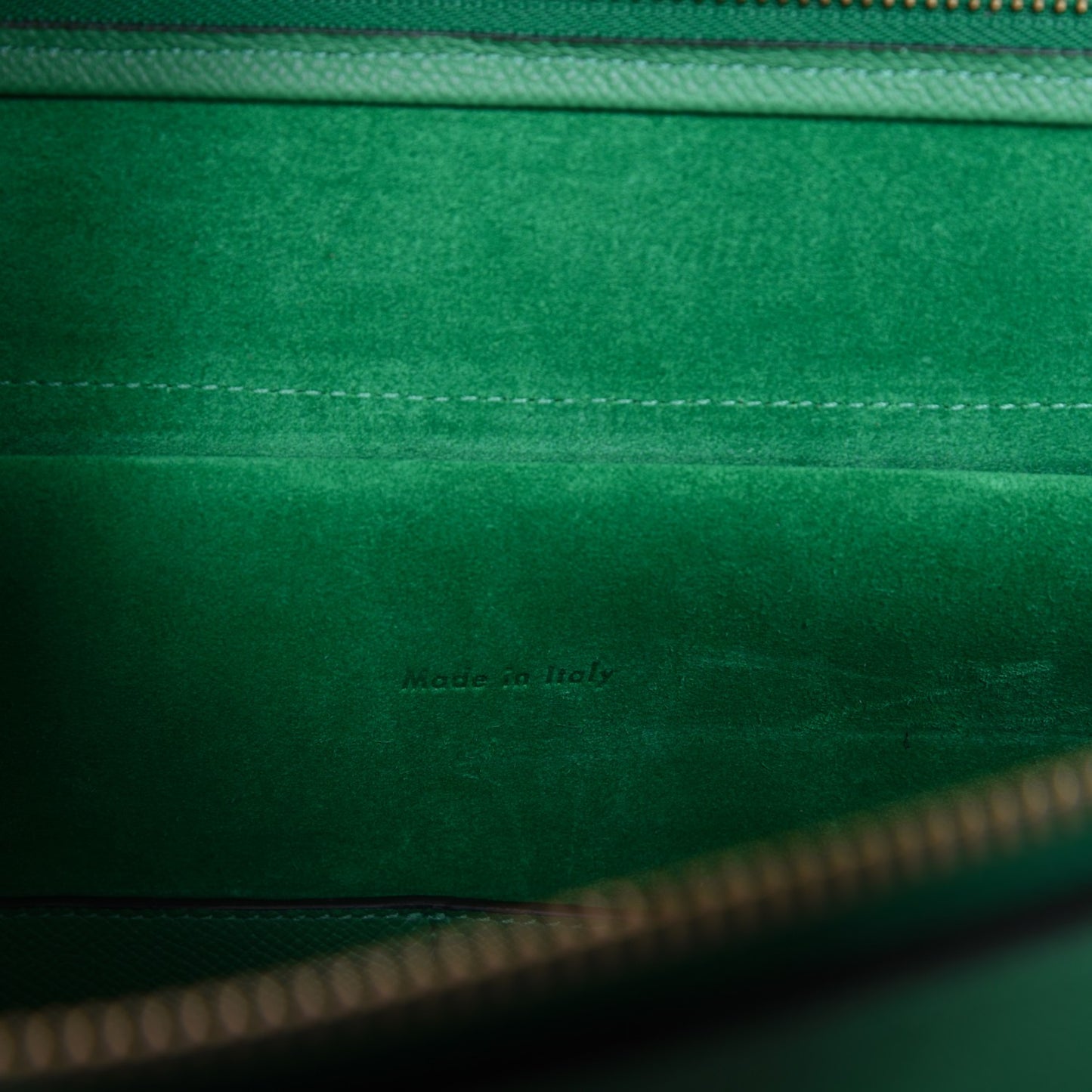 Grained Calfskin Mini Belt Bag Mint
