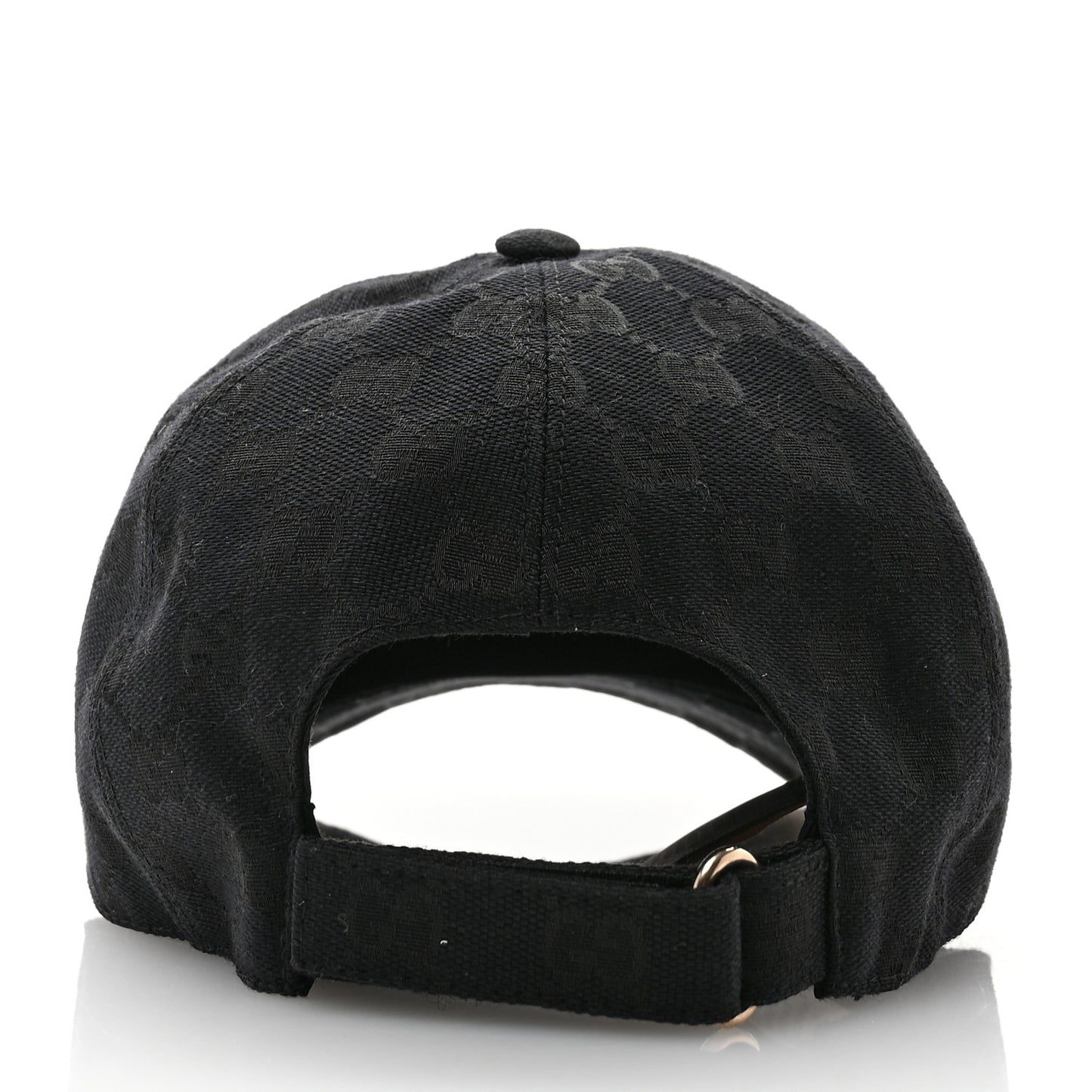 Monogram Textured Dollar Calfskin Zeno Baseball Hat S Black
