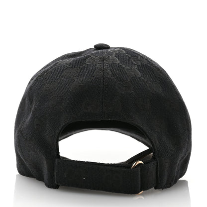 Gucci Monogram Textured Dollar Calfskin Zeno Baseball Hat S Black 6 of 11