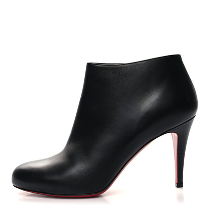 Christian Louboutin Calfskin Belle 85 Ankle Boots 40 Black 1 of 7