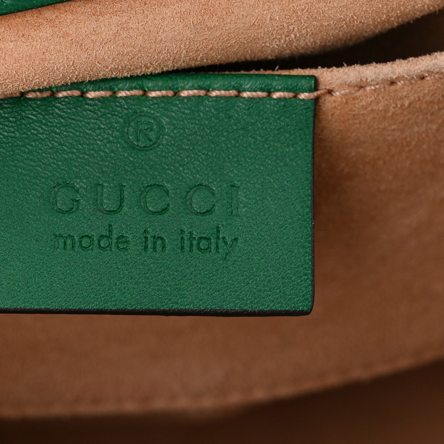 Calfskin Studded Small Padlock Shoulder Bag Emerald