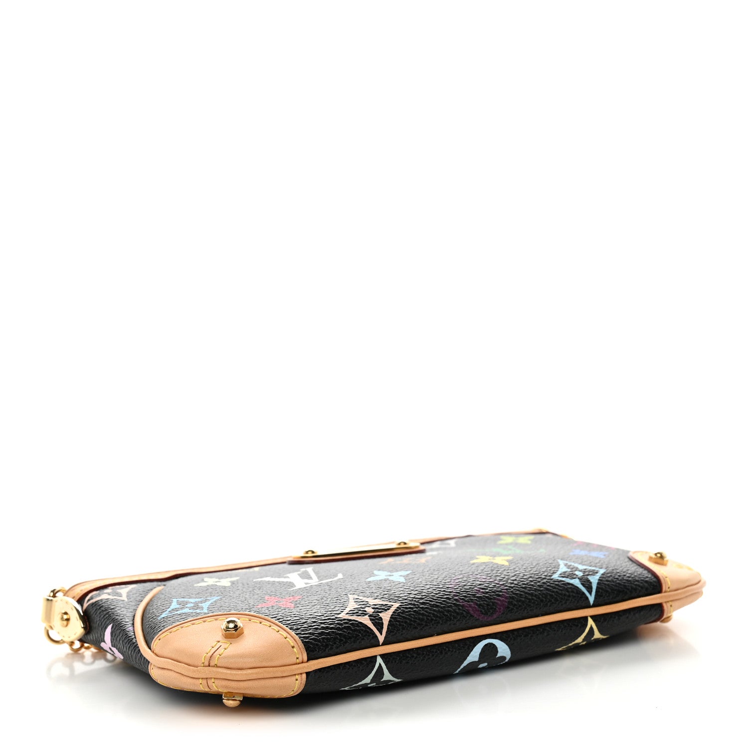 Louis Vuitton Monogram Multicolor Pochette Milla MM Black 4 of 11