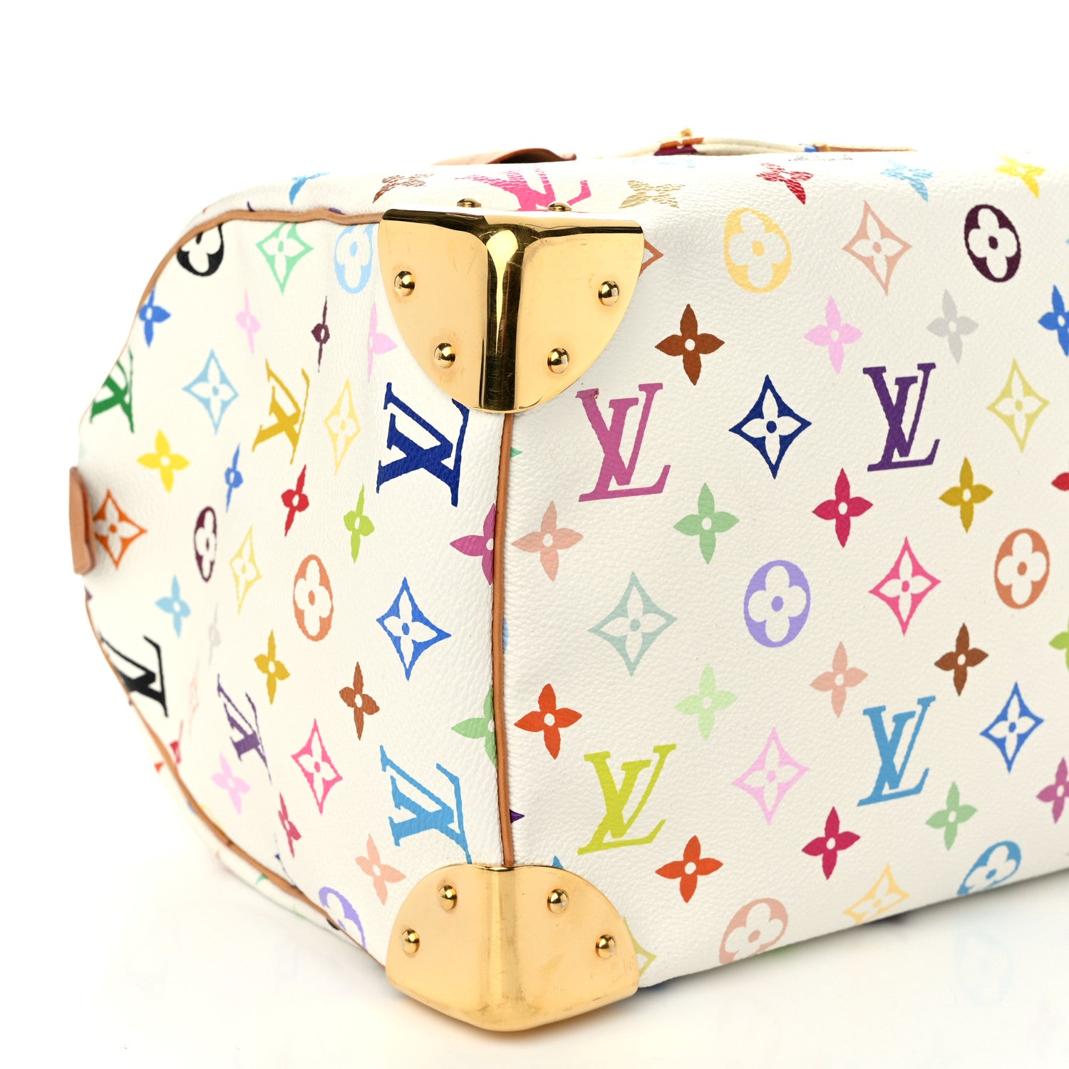 Louis Vuitton Monogram Multicolor Speedy 30 White 8 of 9