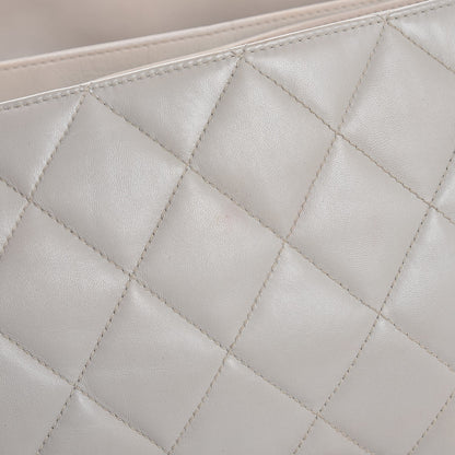 Chanel Lambskin Quilted 3 Accordion Flap Bag White 11 of 21