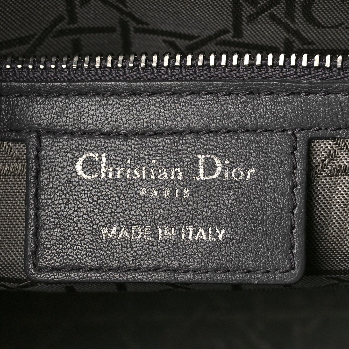 Lambskin Cannage Large Lady Dior Grey
