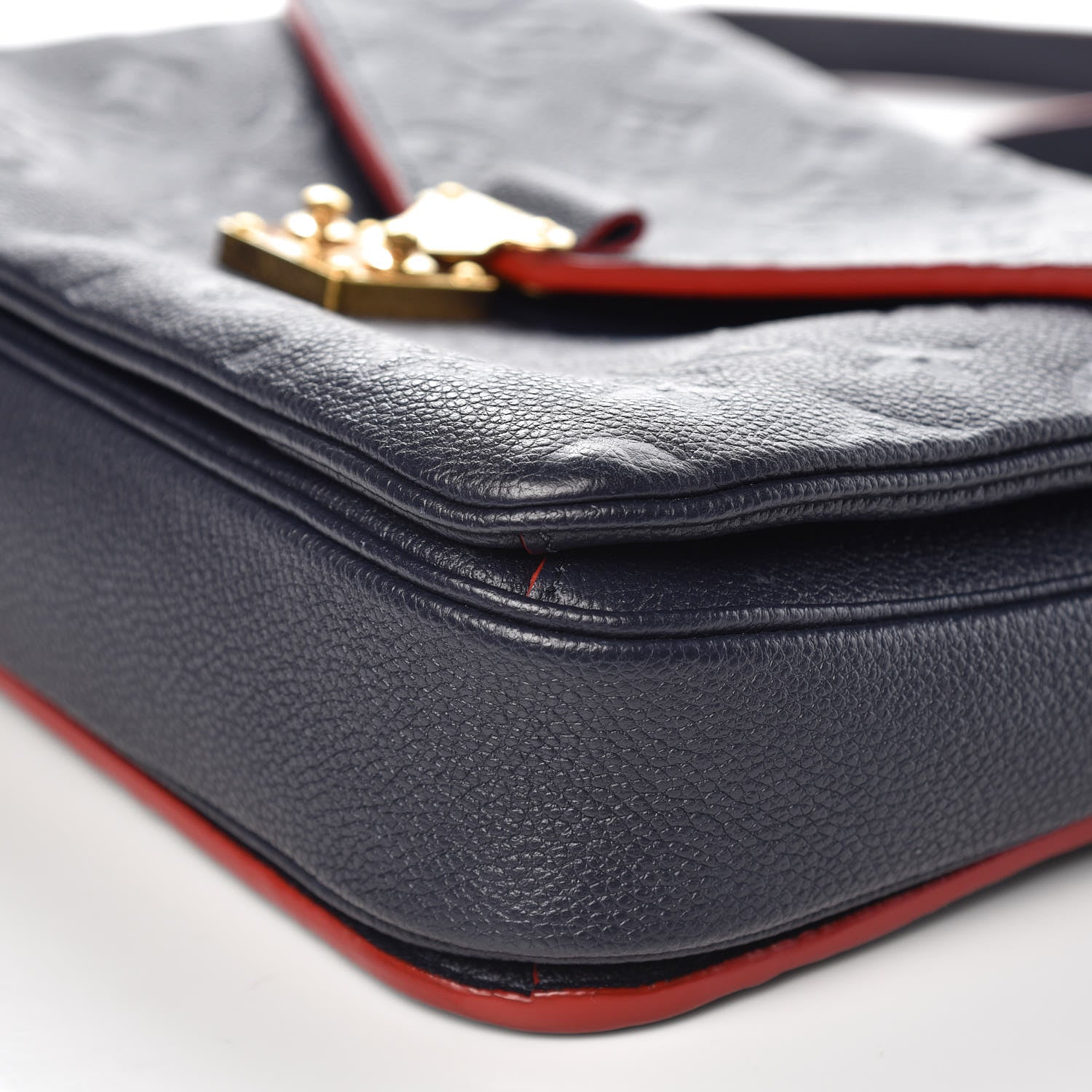 Louis Vuitton Empreinte Pochette Metis Marine Rouge 9 of 14