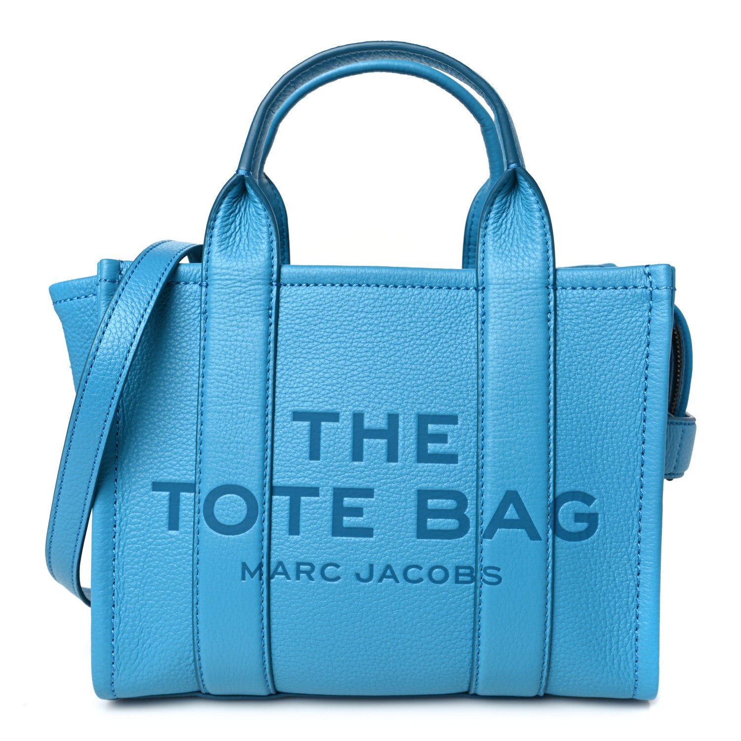 Marc Jacobs Grained Calfskin Small The Tote Bag Barrier Reef 1 of 10