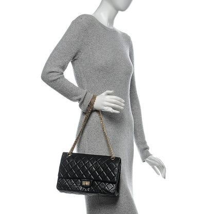 Chanel Aged Calfskin Quilted 2.55 Reissue 226 Flap Black 2 of 8