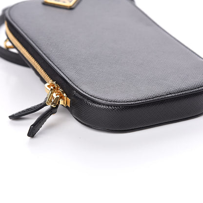 Prada Saffiano Mini Bag Black 8 of 11