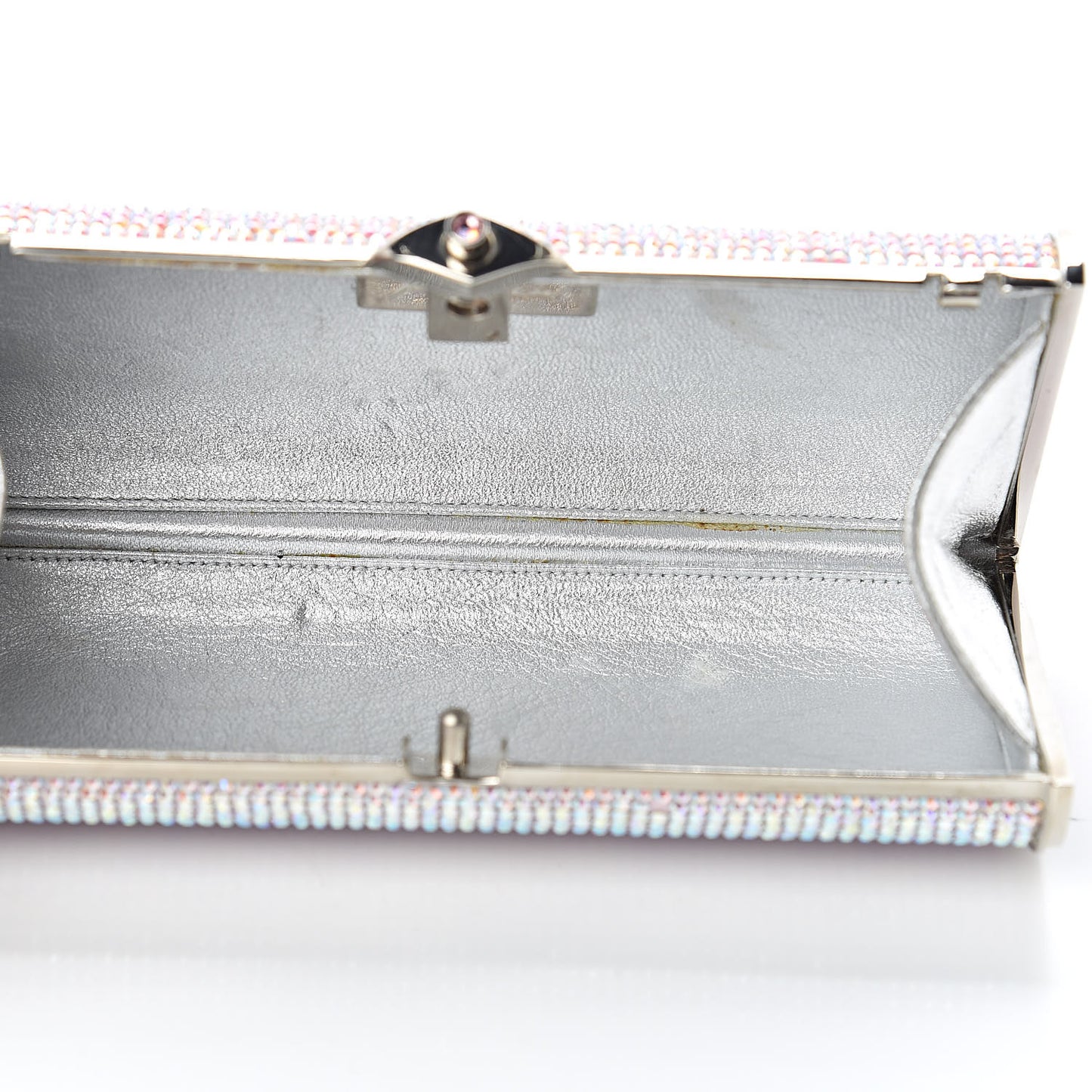 Swarovski Crystal Minaudière Clutch Pink