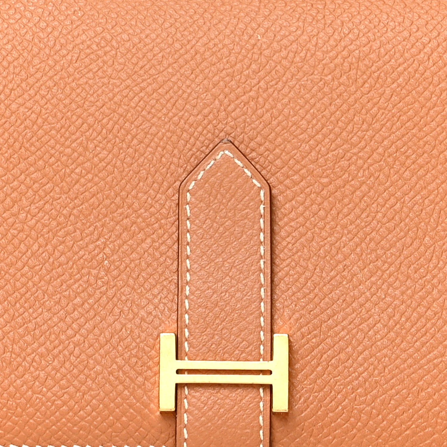 Hermes Epsom Bearn Gusset Wallet Gold 12 of 12
