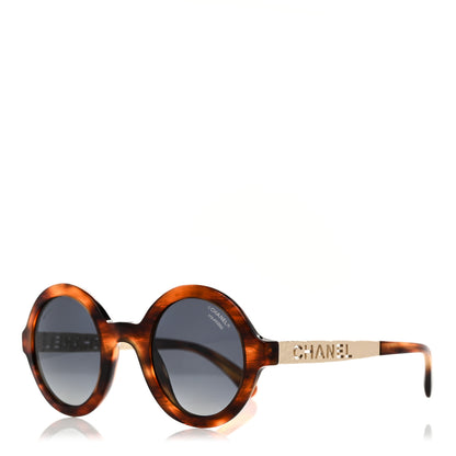 Chanel Acetate Polarized Sunglasses 5441 Tortoise 1 of 8