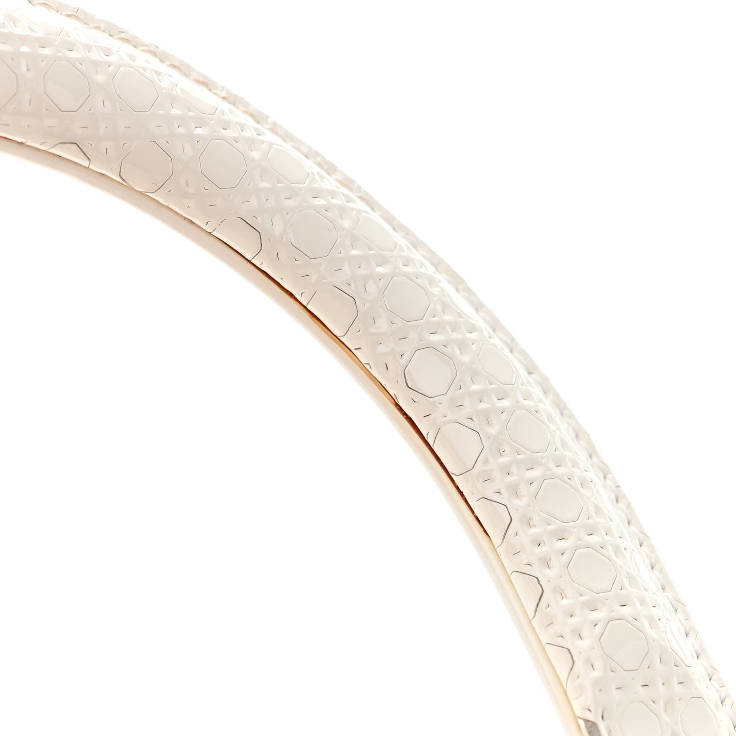 Christian Dior Patent Micro-Cannage Medium Lady Dior White 16 of 19