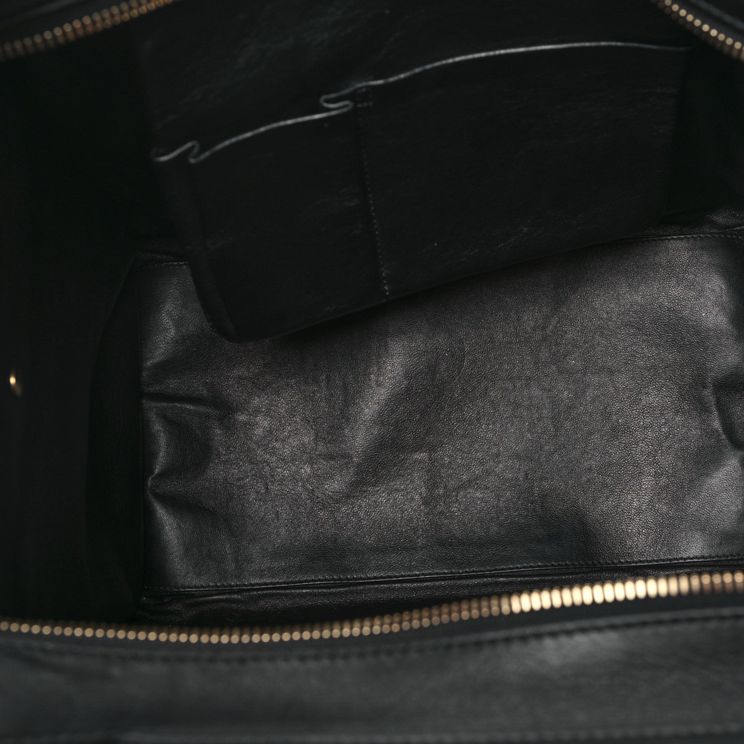 Celine Smooth Calfskin Mini Luggage Black 5 of 9