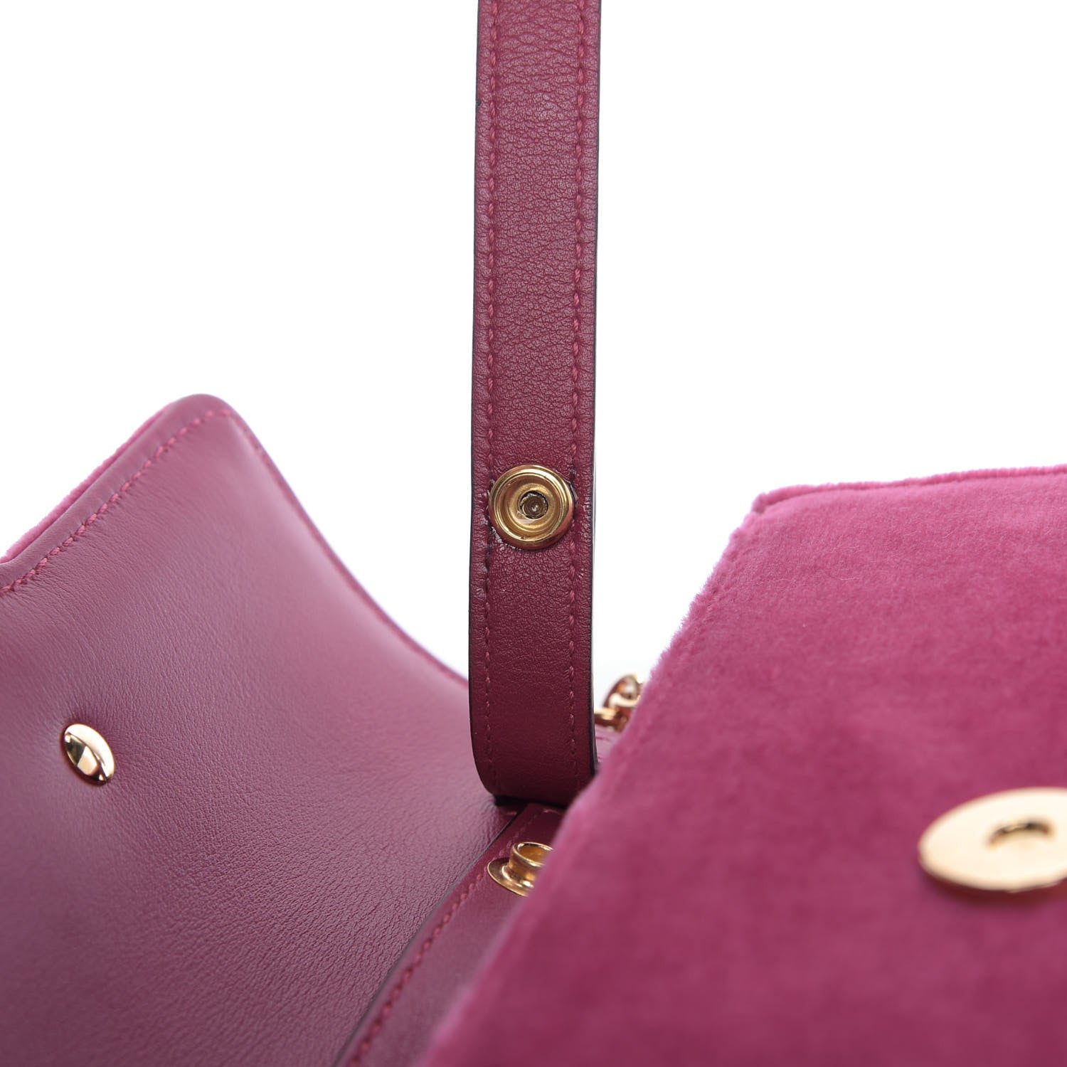 Gucci Velvet Crystal Square G Shoulder Bag Light Raspberry Rose 11 of 13