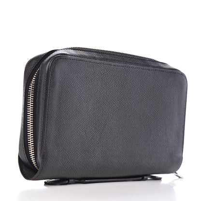 Louis Vuitton Taiga Zippy XL Wallet Black 2 of 8