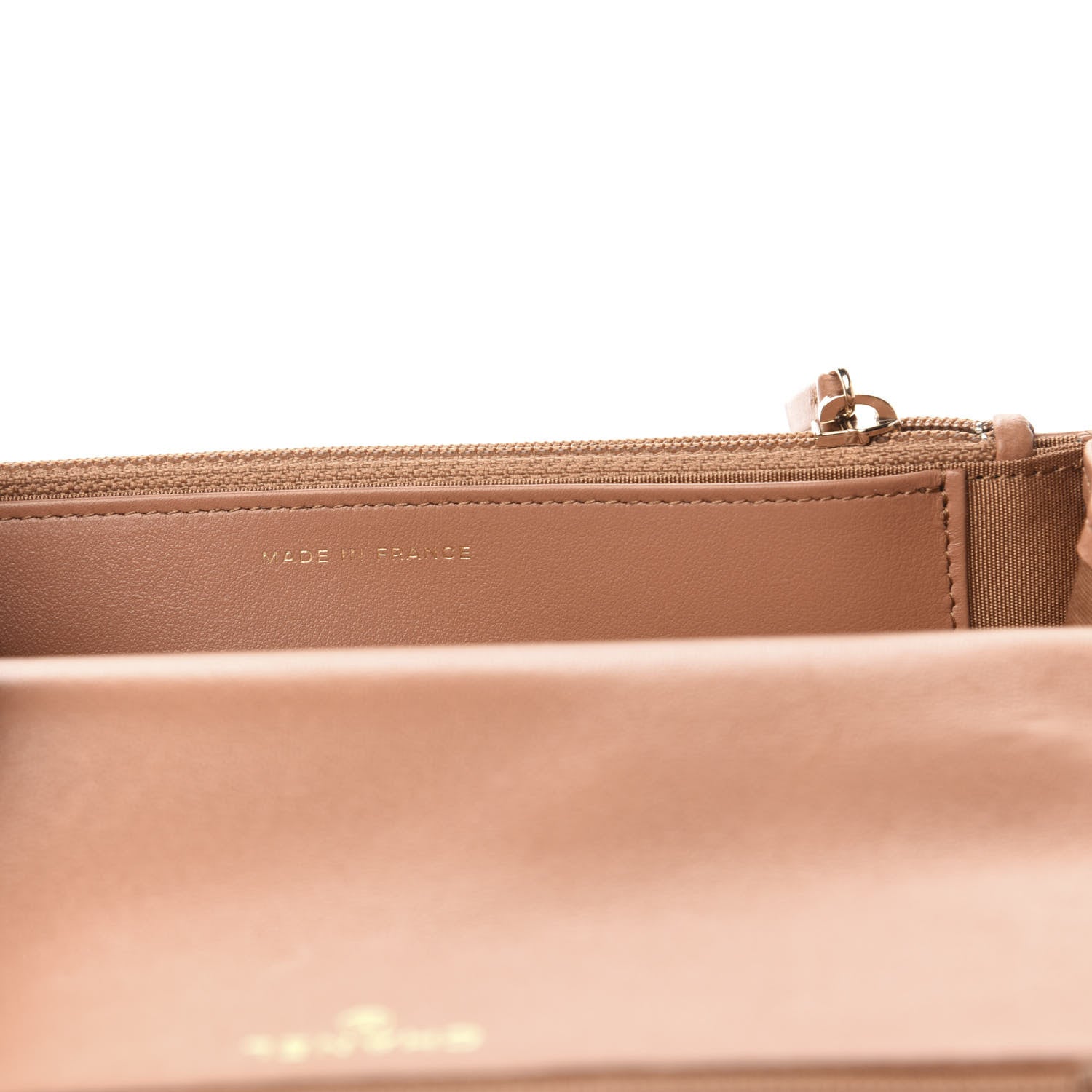 Chanel Lambskin Quilted 19 Wallet On Chain WOC Brown 7 of 13