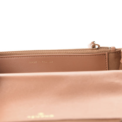 Chanel Lambskin Quilted 19 Wallet On Chain WOC Brown 7 of 13