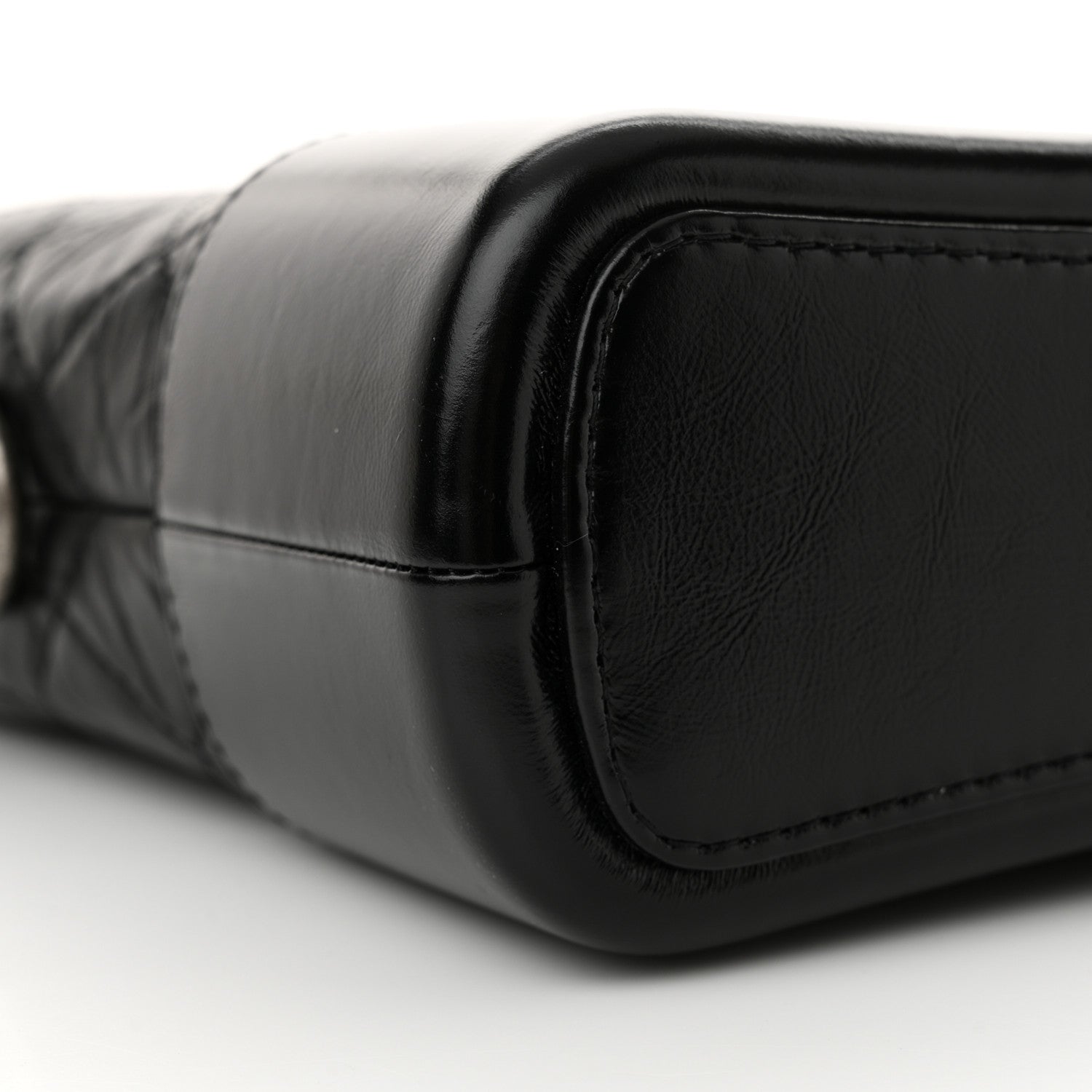 Chanel Aged Calfskin Quilted New Medium Gabrielle Hobo Black 9 of 11