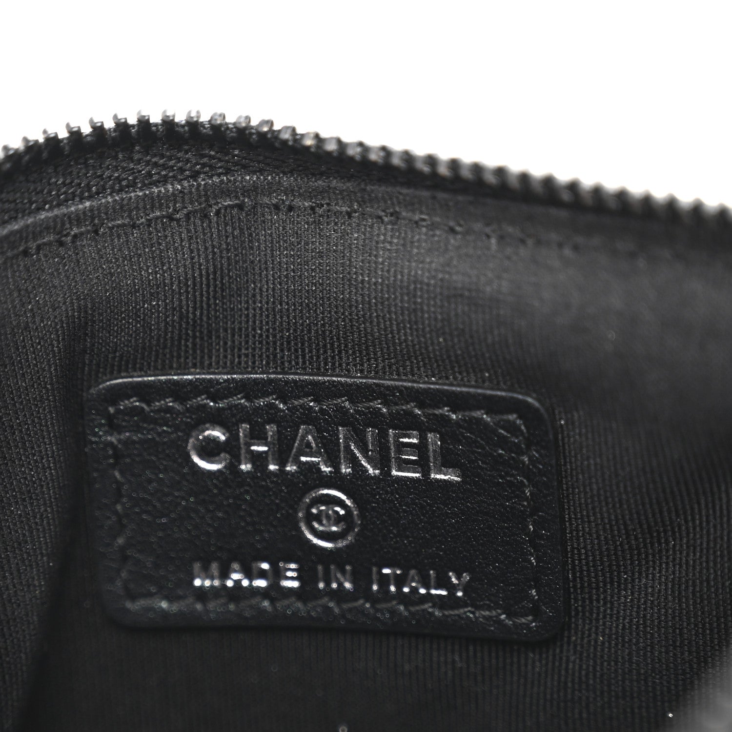 Chanel Patent Chevron Quilted Small Reissue Cosmetic Case So Black 6 of 8