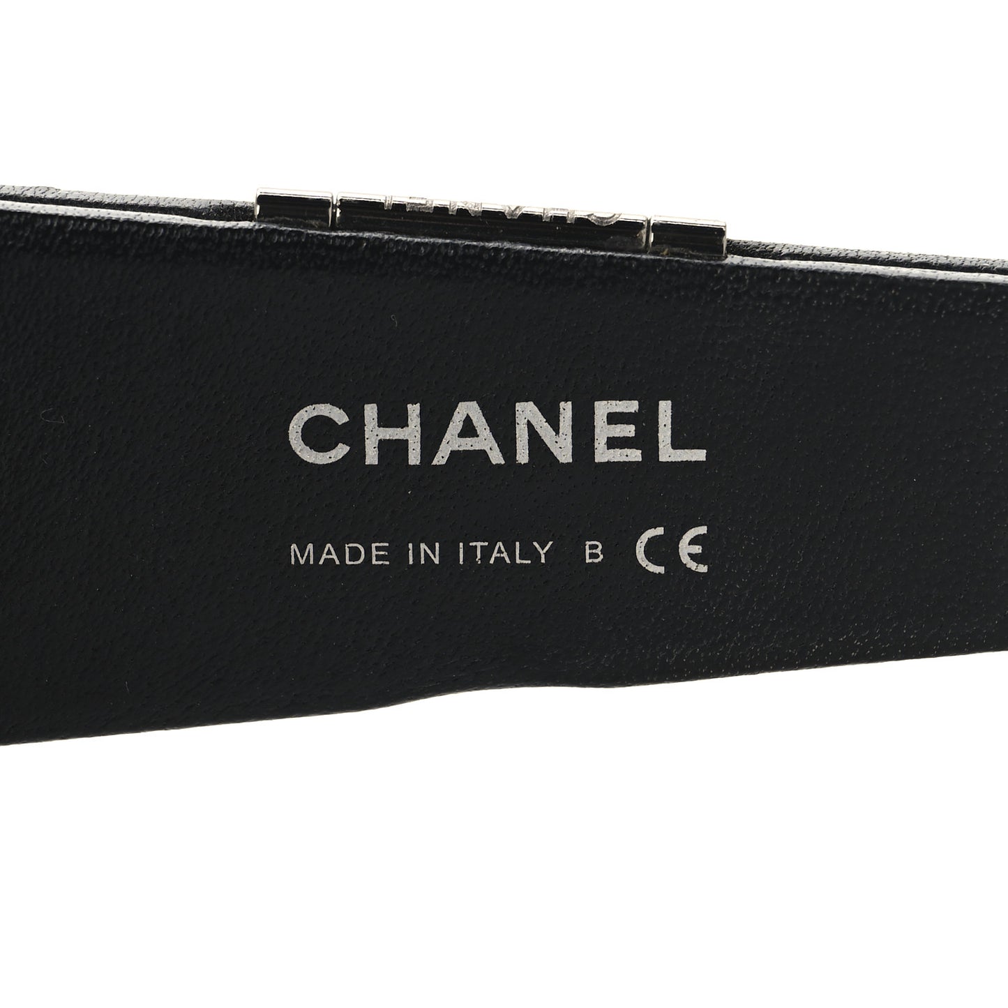 Lambskin Quilted CC Mirror Sunglasses 5202-Q Black