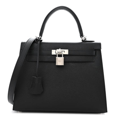 Hermes Epsom Kelly Sellier 25 Black 1 of 13