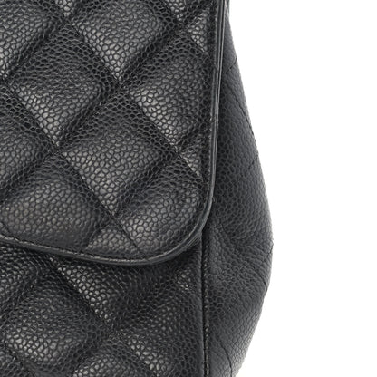 Chanel Caviar Quilted Jumbo Single Flap Black 11 of 18
