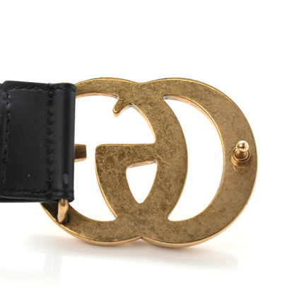 Gucci Calfskin Double G 40mm Belt 80 32 Black 3 of 7