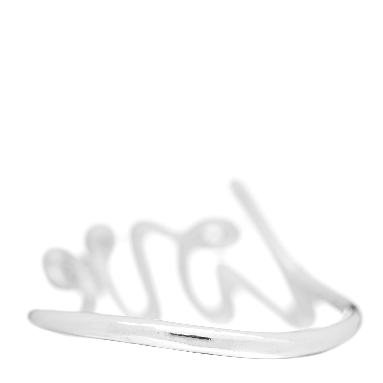 Tiffany Sterling Silver Paloma Picasso Graffiti Love Ring 56 7.75 4 of 5