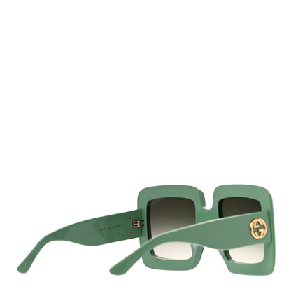 Gucci Oversized Square GG0783S Sunglasses Green 3 of 7