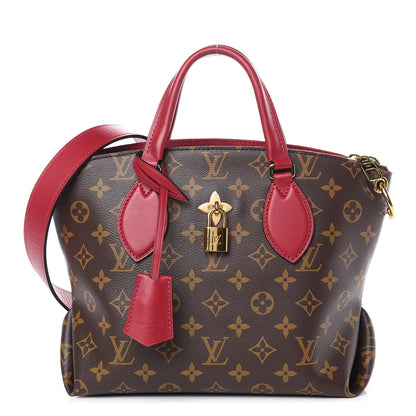 Louis Vuitton Monogram Flower Zipped Tote PM Lie de Vin 2 of 12