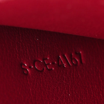 Celine Shiny Smooth Calfskin Medium Frame Shoulder Bag Ruby Nude 7 of 13