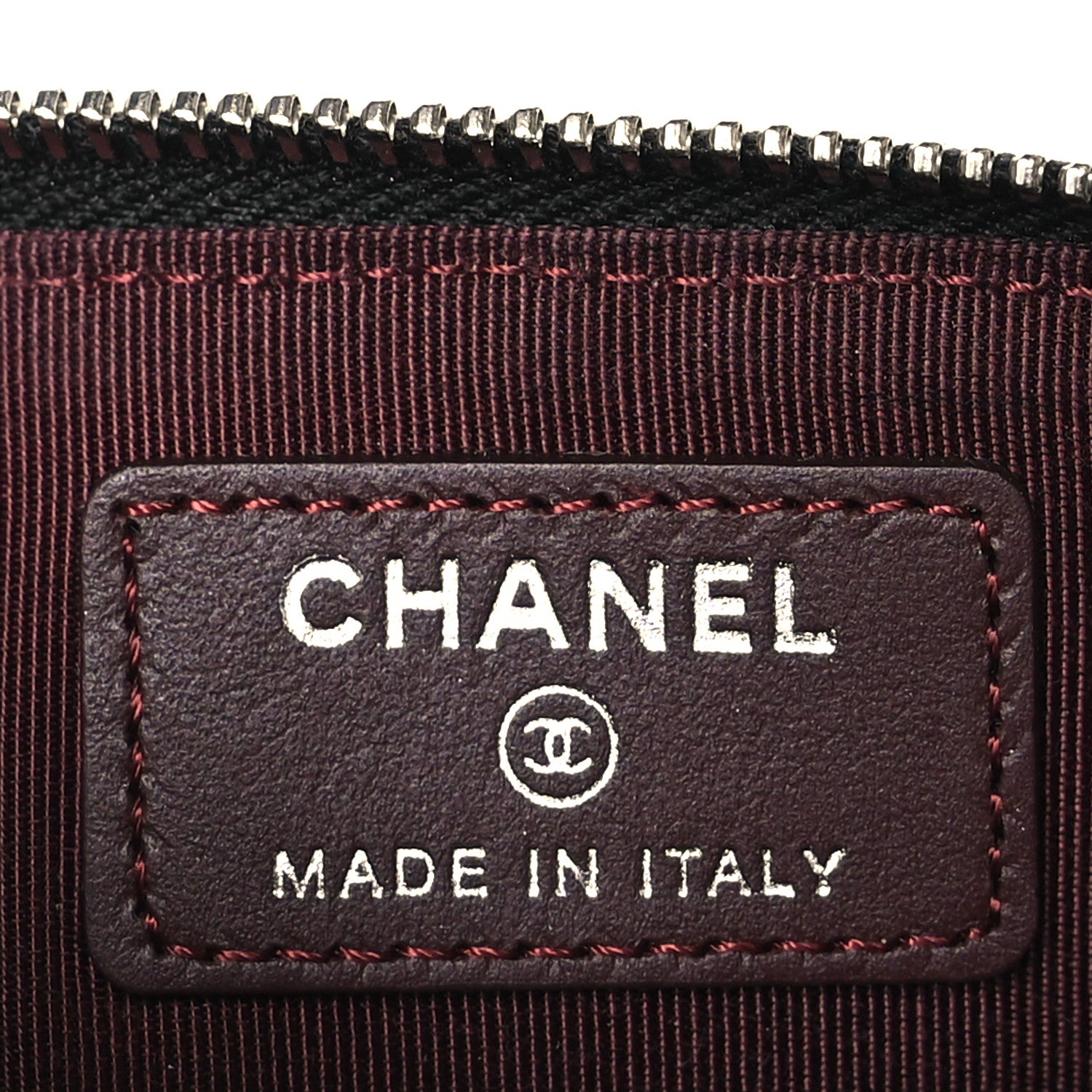 Chanel Caviar Quilted Classic Flat Wallet Pouch Black 6 of 9