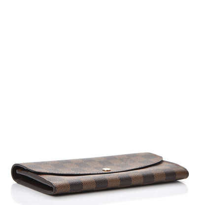 Louis Vuitton Damier Ebene Emilie Wallet 4 of 9
