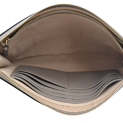 Chloe Grained Calfskin Joe Clutch Motty Grey 5 of 8