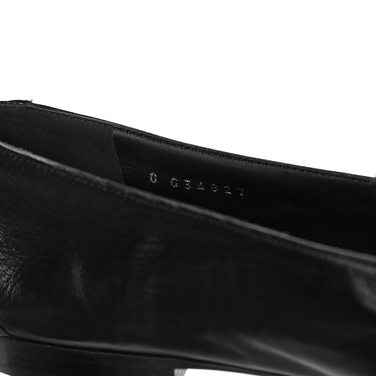 Chanel Calfskin CC Chain Loafers 42 Black 8 of 8