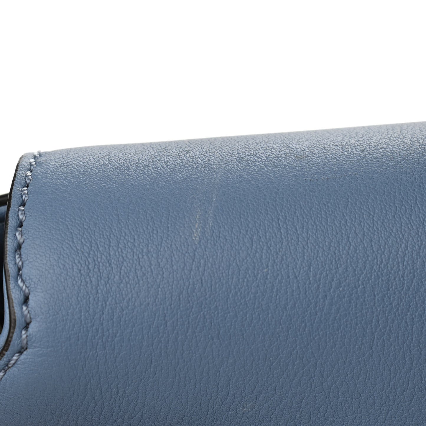 Calfskin Waves Baguette Blue