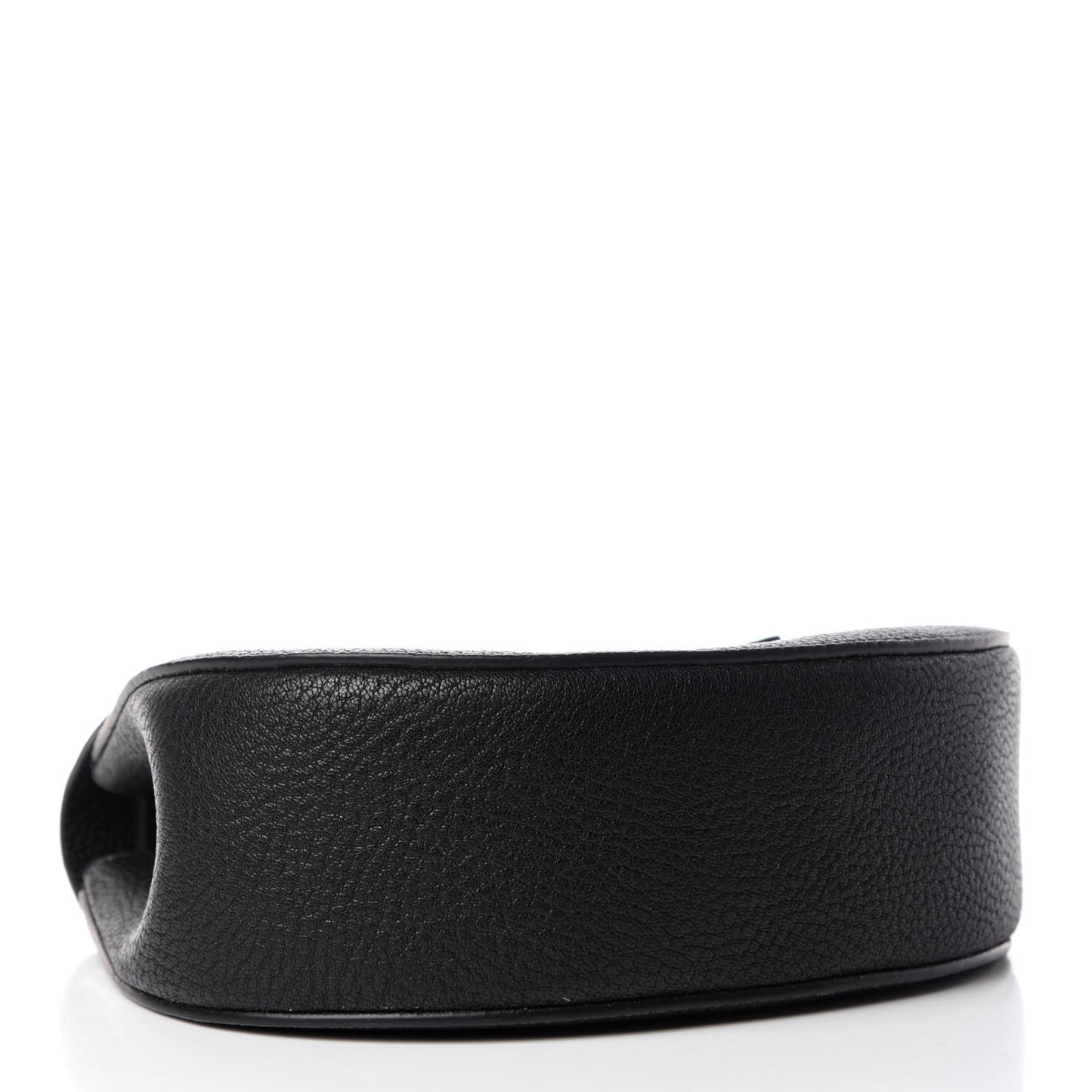 Grained Lambskin Drew Shoulder Bag Black
