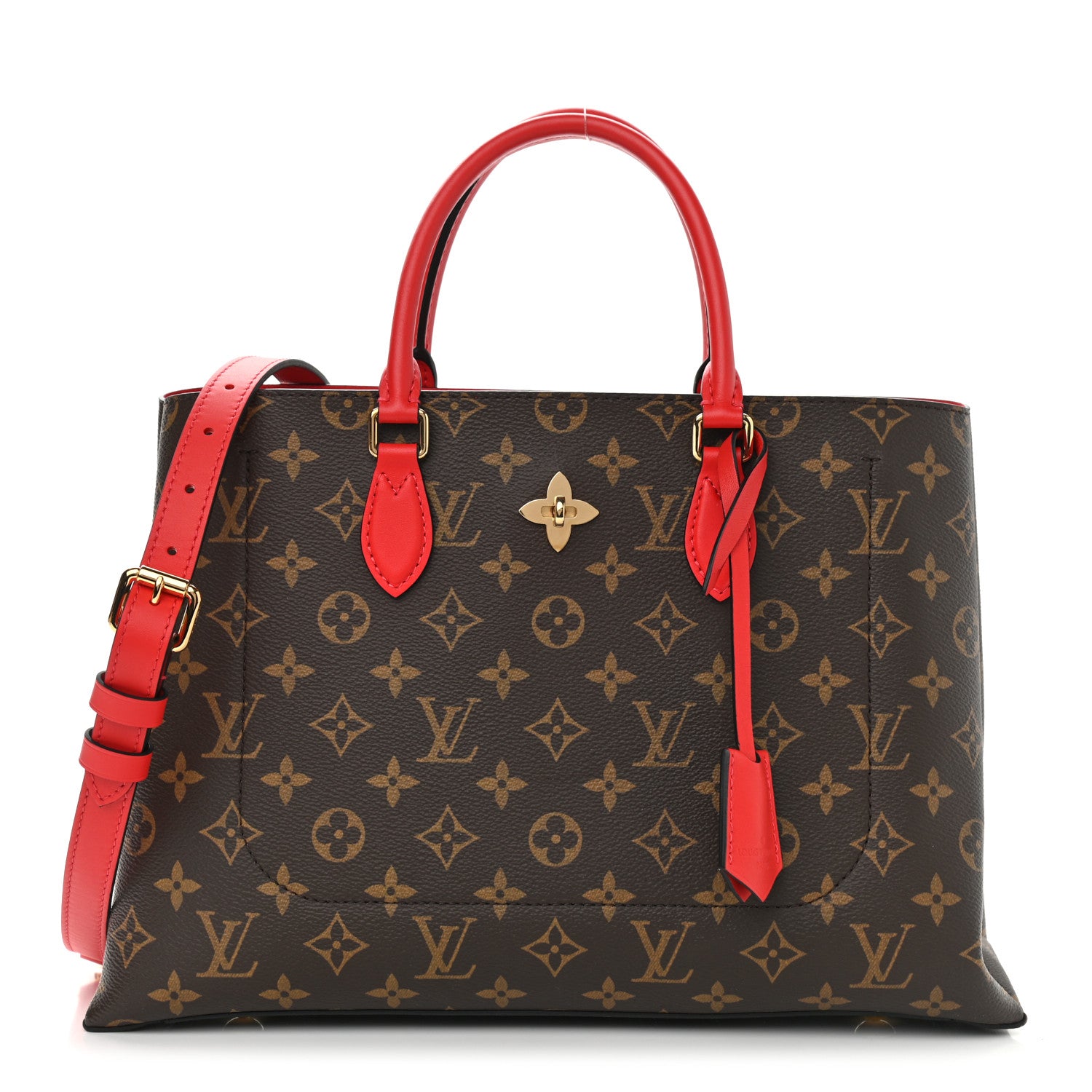 Louis Vuitton Monogram Flower Tote Coquelicot 1 of 9