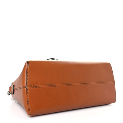 Fendi Vitello King Logo Embossed Medium By The Way Boston Bag Cuoio 4 of 9