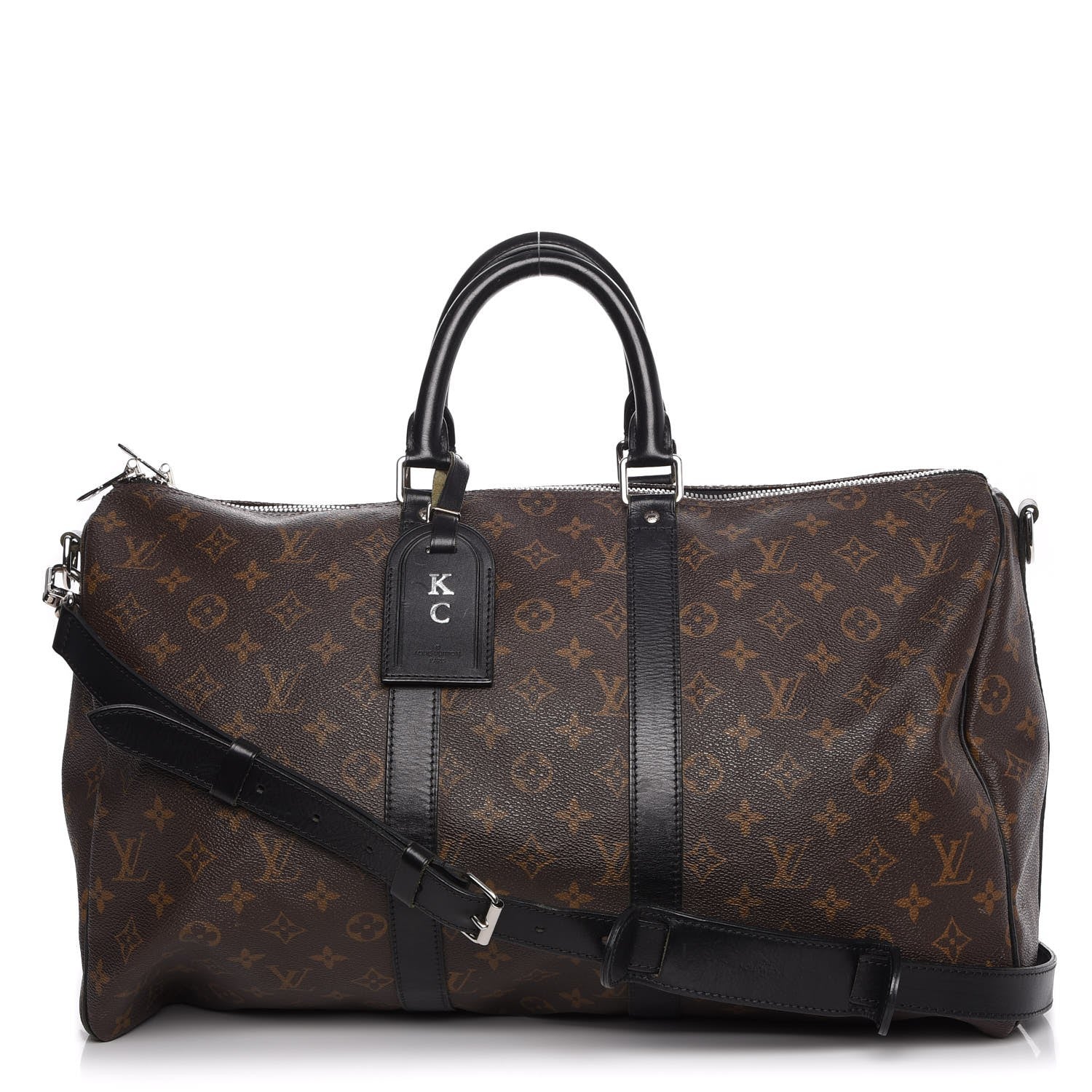 Louis Vuitton Monogram Macassar Keepall Bandouliere 45 1 of 9