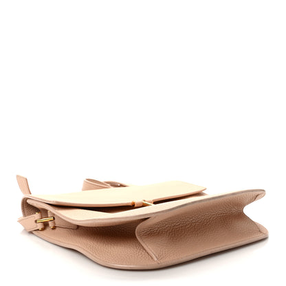 Tom Ford Grained Calfskin T Clasp Tara Crossbody Bag Nude 4 of 8
