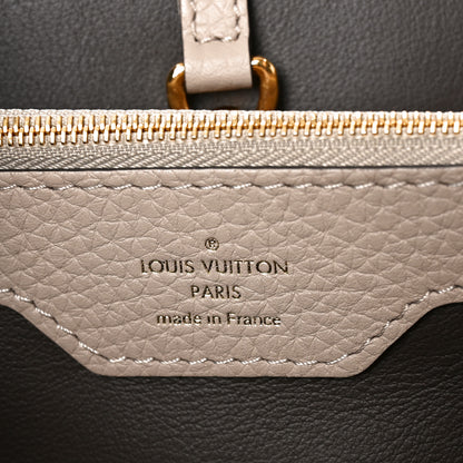 Louis Vuitton Taurillon Snakeskin Capucines Galet 6 of 9